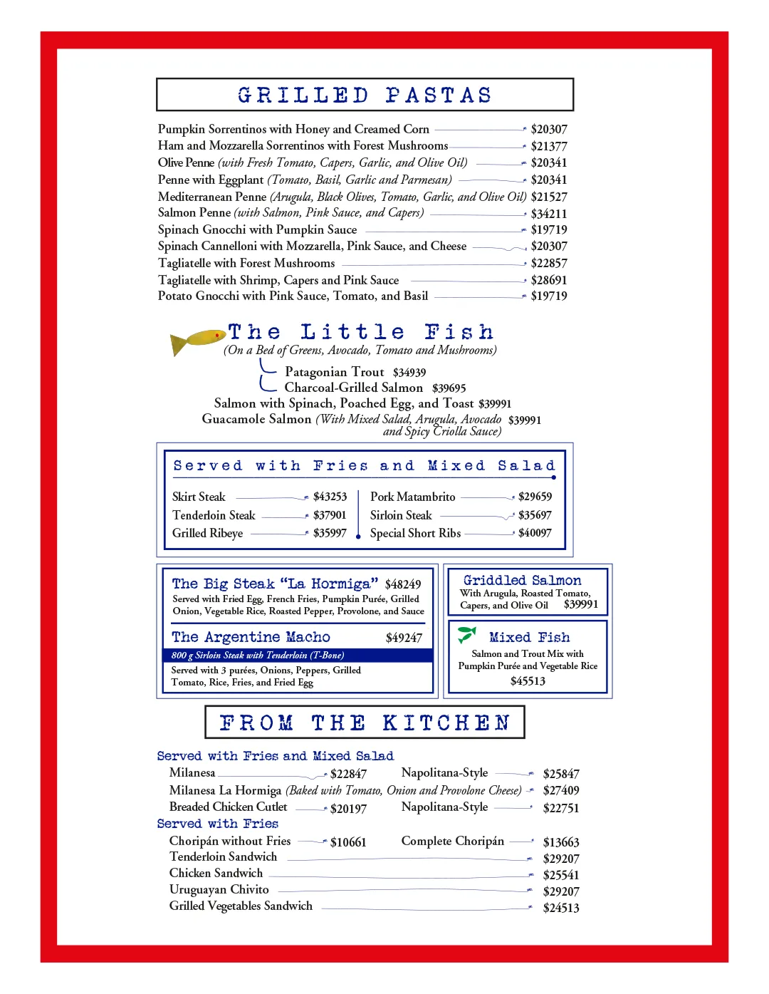 Menu — Page 4
