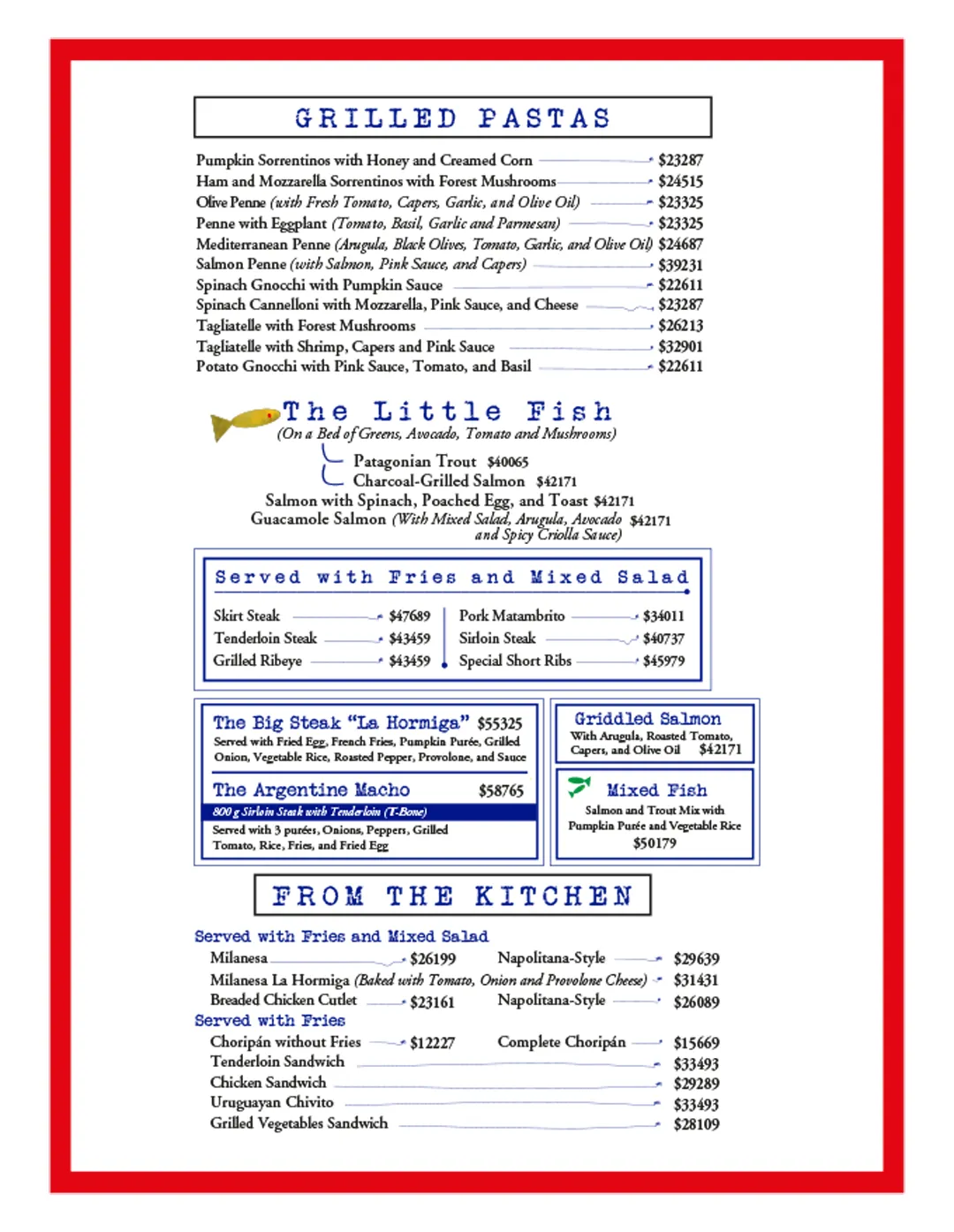 Menu — Page 4