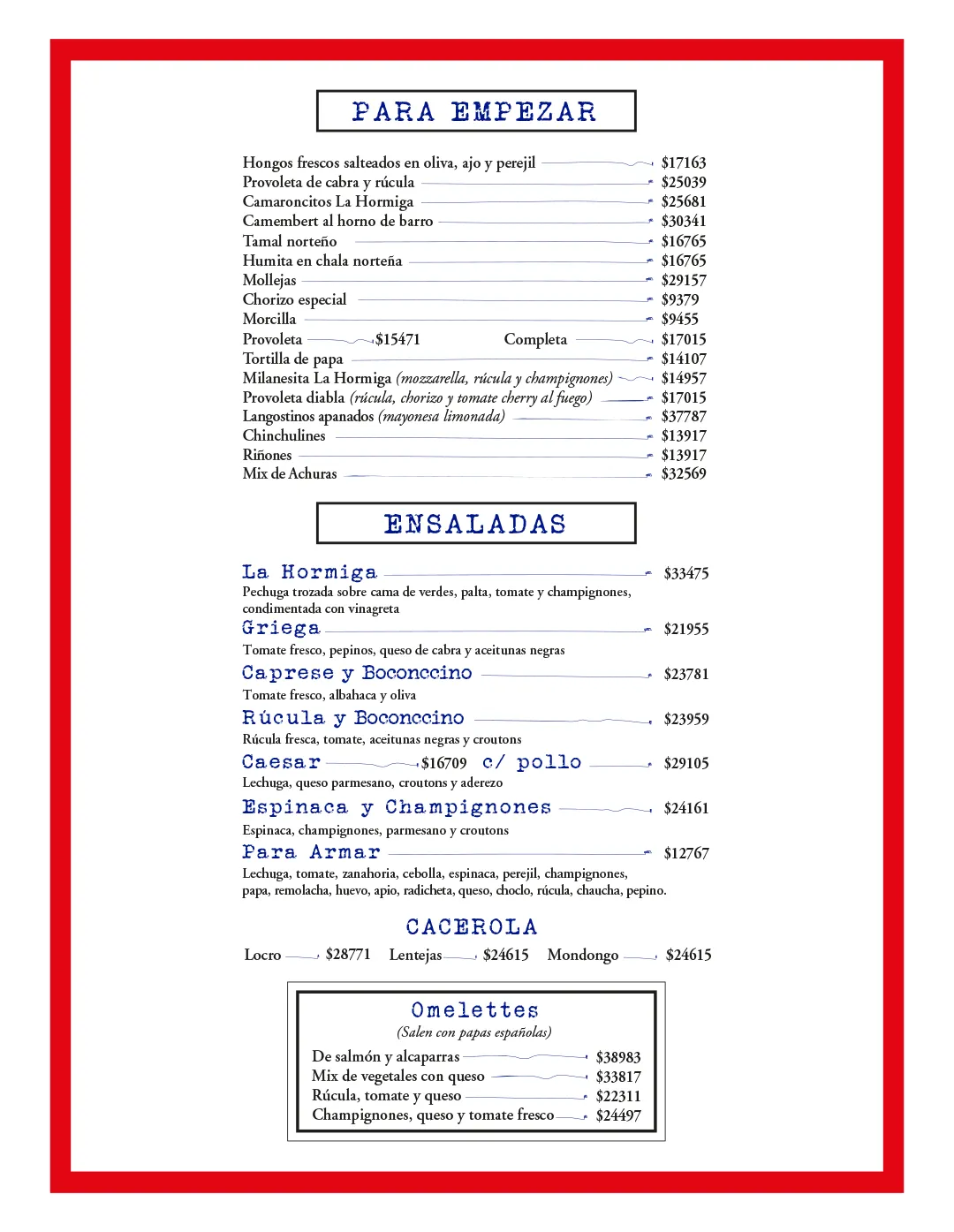 Menú — Página 2